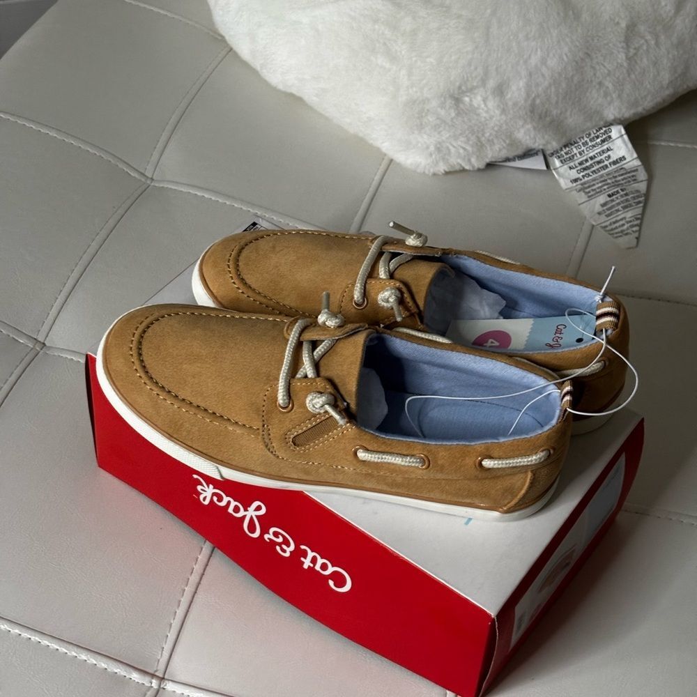 Cat & Jack Tan Boat Shoes for Men
